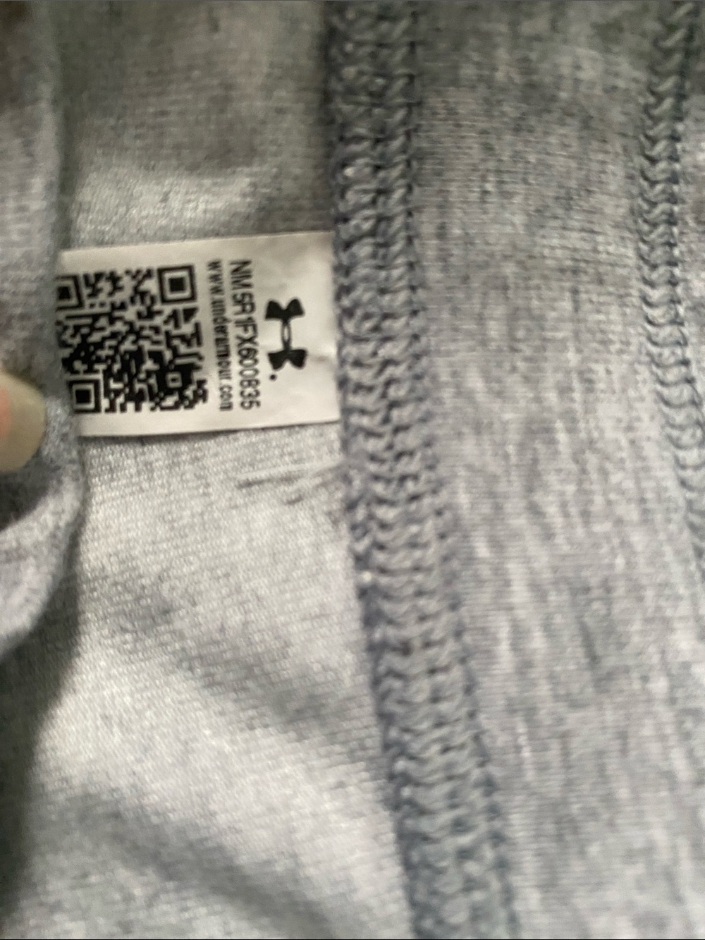 Under Armour Light Gray Capri Athletic Leggings - Picture 3 of 5